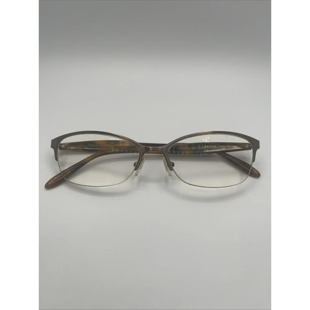 VERA WANG LUXE MARCELINE CAT EYE BR EYEGLASSES FRAME 53-16-140mm #540